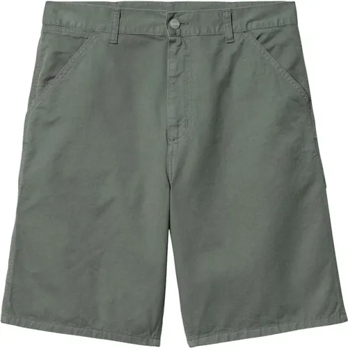 Grey Single Knee Shorts , male, Sizes: W33, W32 - Carhartt WIP - Modalova