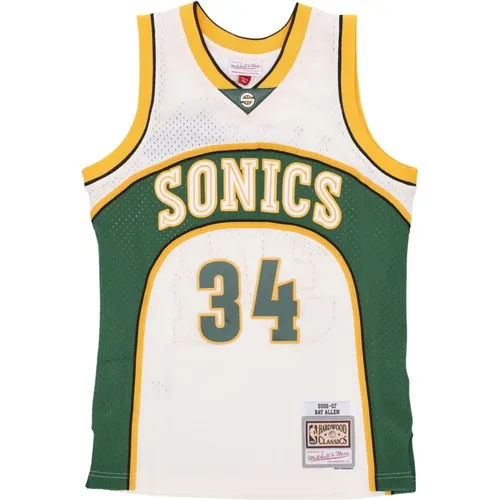 Sportswear, male, , Size: XL Seattle Supersonics Basketball Tank Top - Mitchell & Ness - Modalova