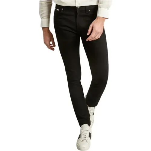 Oz. cotton Lean Dean jeans , male, Sizes: W32, W31, W33, W30, W34, W28 - Nudie Jeans - Modalova