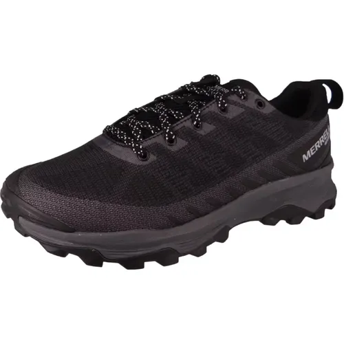 Schnürschuhe Schwarz Herren Stil , Herren, Größe: 45 EU - Merrell - Modalova