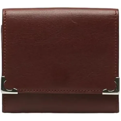 Pre-owned Wallets, female, , Size: ONE SIZE Pre-owned Leather wallets - Cartier Vintage - Modalova