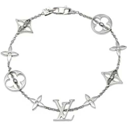 Pre-owned Jewellery, female, , Size: ONE SIZE Pre-owned White Gold bracelets - Louis Vuitton Vintage - Modalova