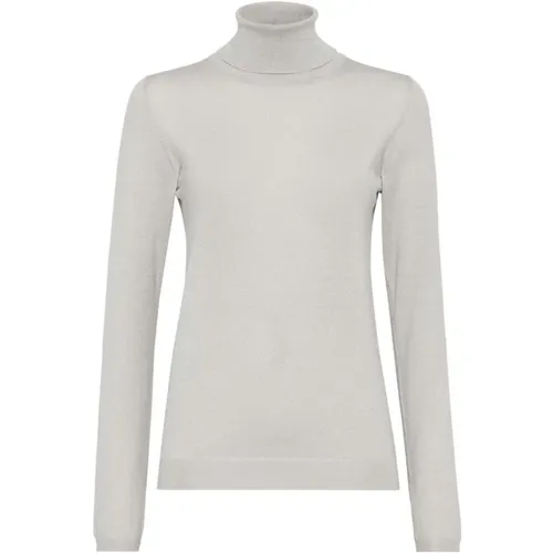 Luxury Sweaters Collection , female, Sizes: S, M, L - BRUNELLO CUCINELLI - Modalova