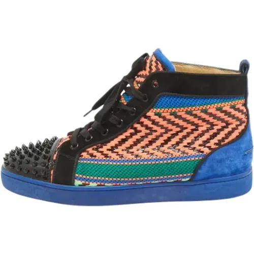 Pre-owned Sneakers, male, , Size: 12 US Pre-owned Leather sneakers - Christian Louboutin Pre-owned - Modalova