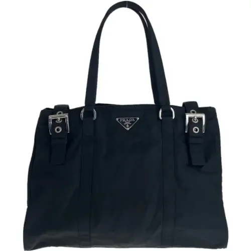 Pre-owned Tote Bags, female, , Size: ONE SIZE Pre-owned Canvas prada-bags - Prada Vintage - Modalova