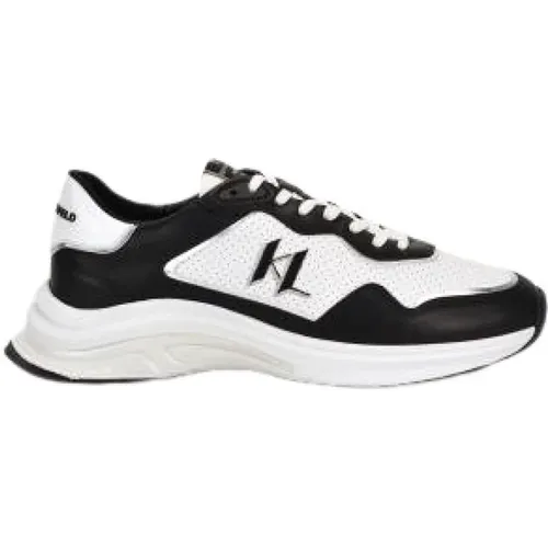 White/Black Sneakers , male, Sizes: 8 UK, 9 UK, 10 UK, 7 UK - Karl Lagerfeld - Modalova