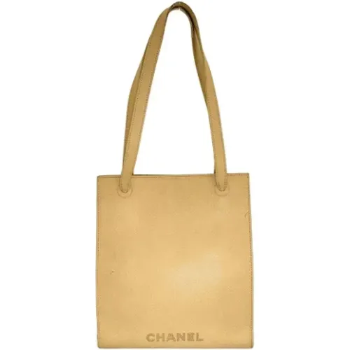 Pre-owned Tote Bags, female, , Size: ONE SIZE Pre-owned Leather chanel-bags - Chanel Vintage - Modalova