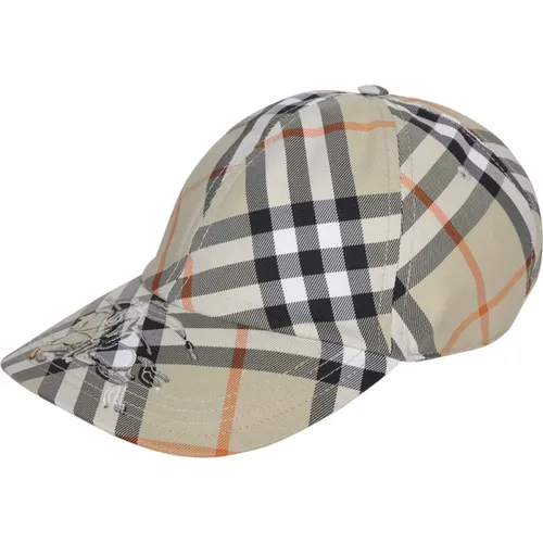 Caps, male, , Size: L Green Baseball Cap Mens Accessories - Burberry - Modalova