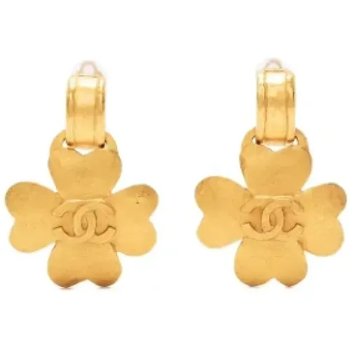 Pre-owned Metal earrings , female, Sizes: ONE SIZE - Chanel Vintage - Modalova