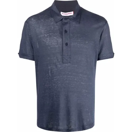 Sebastian Linen Polo Shirt , male, Sizes: XL - Orlebar Brown - Modalova