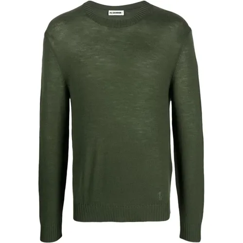 Elegant Wool Sweater , male, Sizes: L - Jil Sander - Modalova