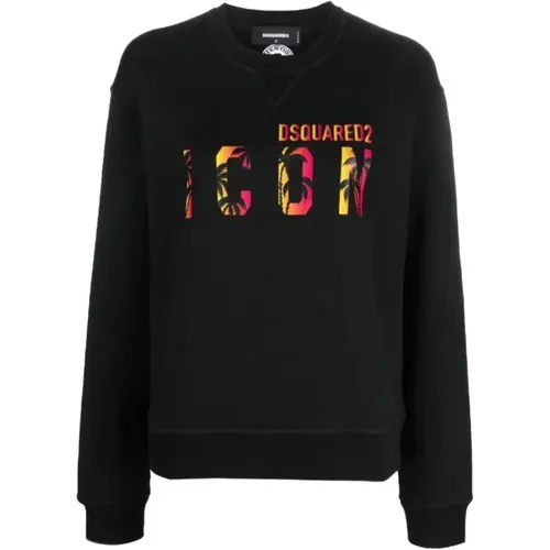 Sweatshirts, male, , Size: L Stylish Sweatshirt - Dsquared2 - Modalova