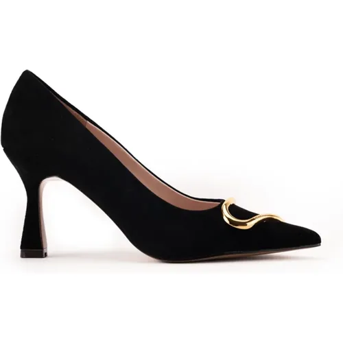 Schwarze Wildleder Absatz Pumps - Coccinelle - Modalova