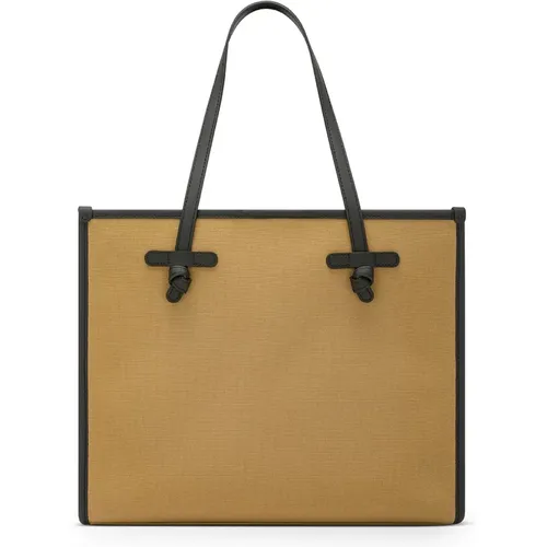 Marcella Shopping Bag in White Cotton , female, Sizes: ONE SIZE - Gianni Chiarini - Modalova