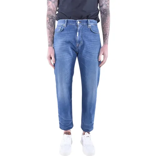 Vintage Denim Baggy Jeans , male, Sizes: W33, W36, W32 - Represent - Modalova