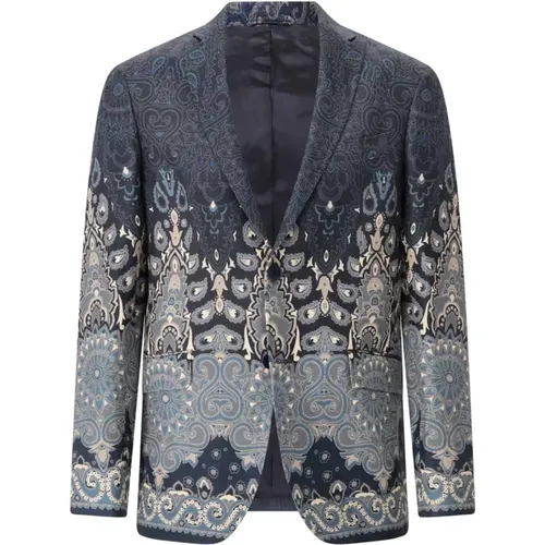 Blazers, male, , Size: 2XL Elegant Paisley Pattern Jacket - ETRO - Modalova