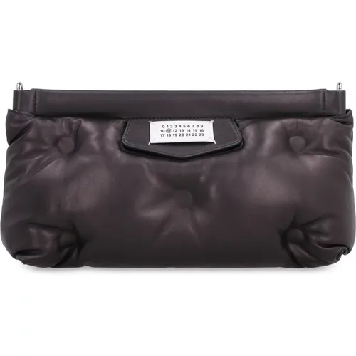 Gepolsterte Lederhandtasche mit Kettenriemen - Maison Margiela - Modalova