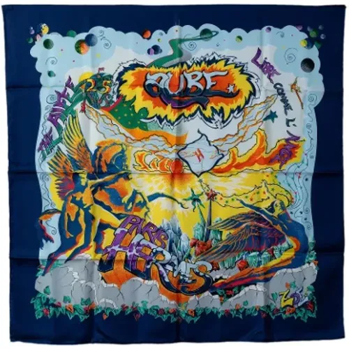 Pre-owned Scarves, female, , Size: ONE SIZE Pre-owned Silk scarves - Hermès Vintage - Modalova