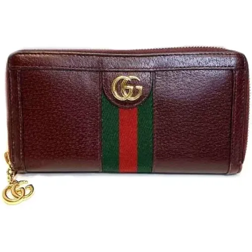 Pre-owned Wallets, female, , Size: ONE SIZE Pre-owned Leather wallets - Gucci Vintage - Modalova