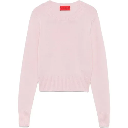 Rosa Cashmere Rundhals Pullover , Damen, Größe: S - Wild Cashmere - Modalova