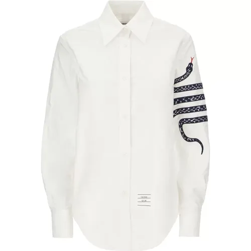 Shirts, female, , Size: 3XS Stylish Shirts for Men and Women - Thom Browne - Modalova