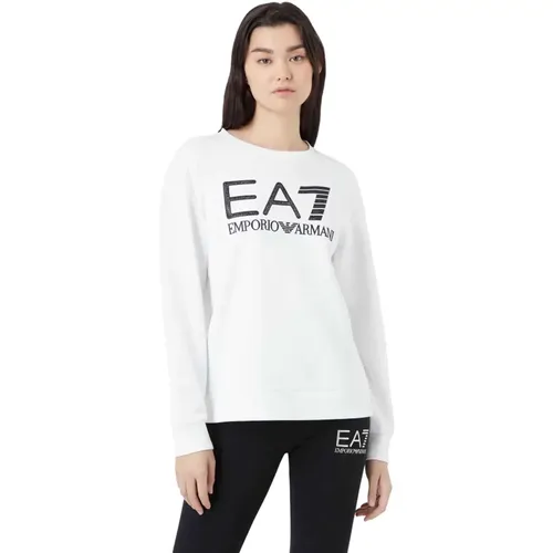 Sweatshirt , Damen, Größe: XL - Emporio Armani EA7 - Modalova
