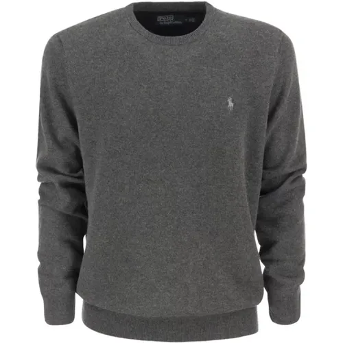 Crew-neck wool sweater , male, Sizes: M, L, 2XL, S, XL - Ralph Lauren - Modalova