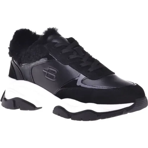 Trainers in leather and suede , female, Sizes: 3 1/2 UK, 6 UK, 3 UK, 4 UK, 7 UK, 4 1/2 UK, 8 UK - Baldinini - Modalova