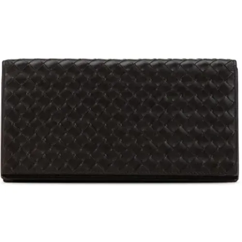 Pre-owned Leather wallets , female, Sizes: ONE SIZE - Bottega Veneta Vintage - Modalova