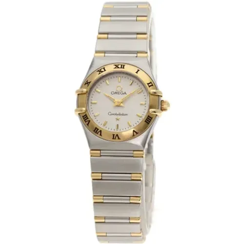 Pre-owned Watches, female, , Size: ONE SIZE Pre-owned Yellow Gold watches - Omega Vintage - Modalova