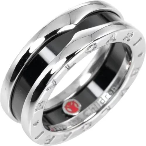 Pre-owned Jewellery, unisex, , Size: ONE SIZE Pre-owned Silver rings - Bvlgari Vintage - Modalova