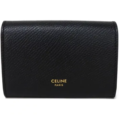 Pre-owned Wallets, female, , Size: ONE SIZE Pre-owned Leather wallets - Celine Vintage - Modalova