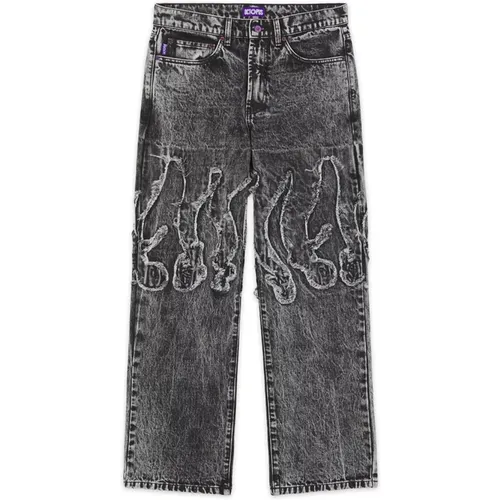 Straight Jeans, male, , Size: W28 Cotton Jeans - Octopus - Modalova