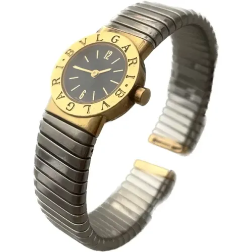 Pre-owned Watches, female, , Size: ONE SIZE Pre-owned Stainless Steel watches - Bvlgari Vintage - Modalova