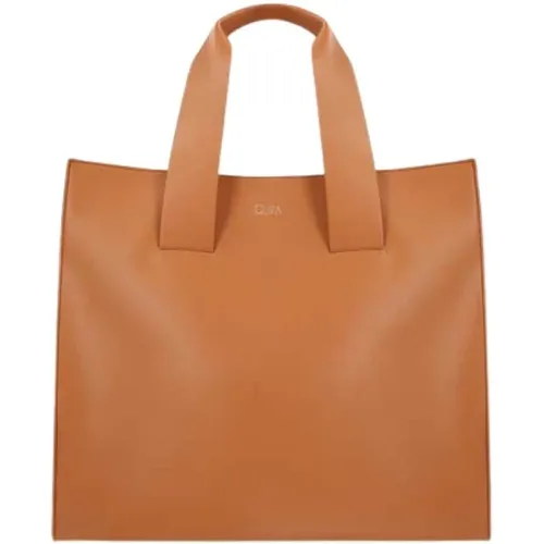Tote Bag in Faux Leather , female, Sizes: ONE SIZE - Quira - Modalova