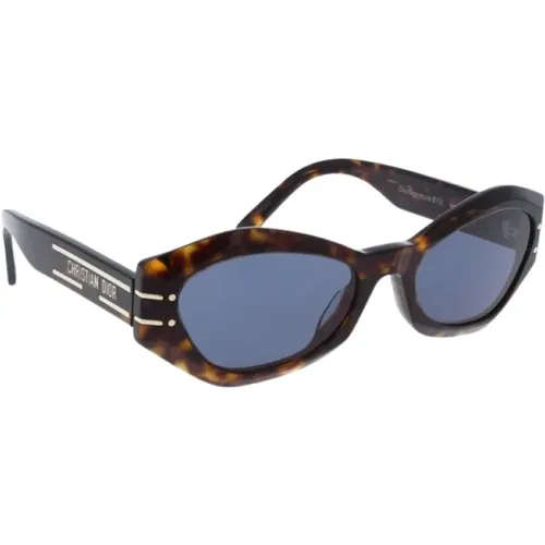 Signature Sunglasses with Uniform Lenses , female, Sizes: 55 MM - Dior - Modalova