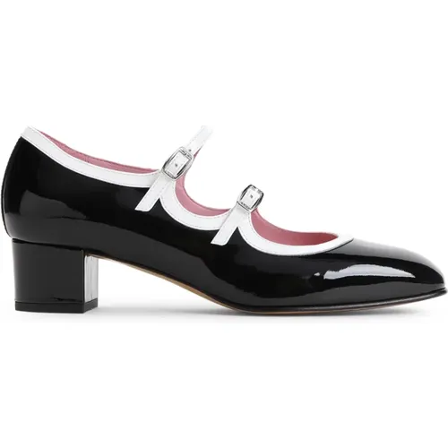 Pumps, female, , Size: 7 US Patent Leather Slippers - Carel - Modalova