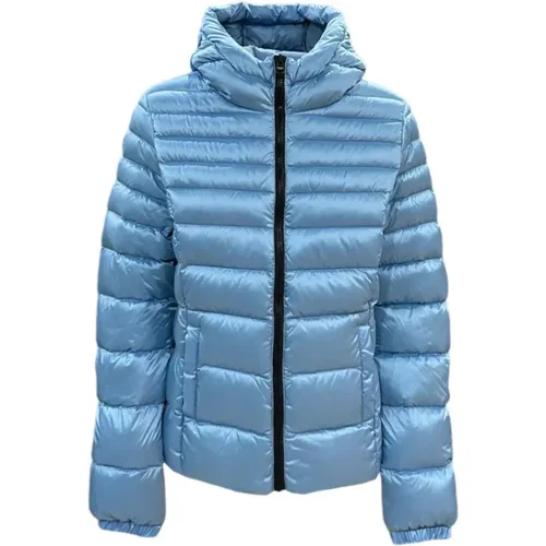 Blaue Damen Kapuzenjacke mit Logo - RefrigiWear - Modalova