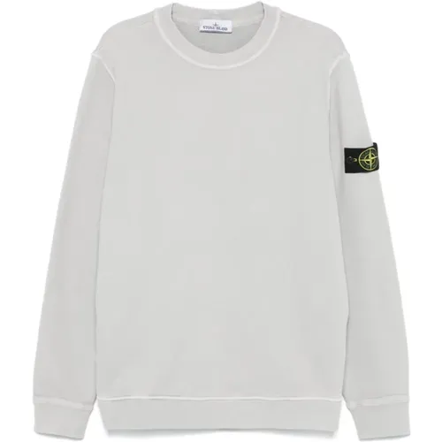 Graue Pullover Kollektion , Herren, Größe: S - Stone Island - Modalova