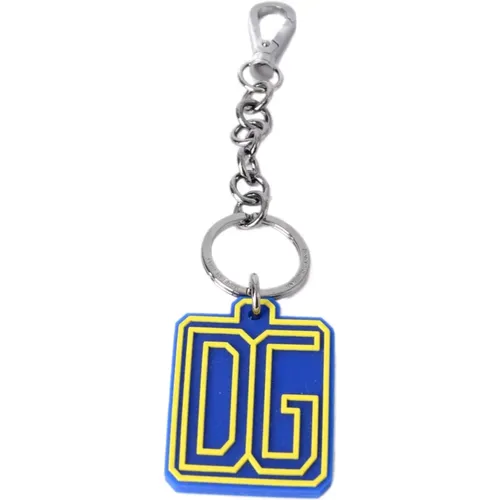 Keyrings, male, , Size: ONE SIZE Men Key Holder - Dolce & Gabbana - Modalova