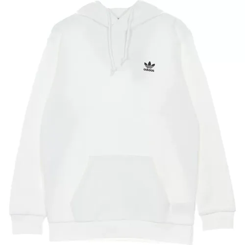 Hoodies, male, , Size: L Essential Hoodie with Kangaroo Pocket - Adidas - Modalova