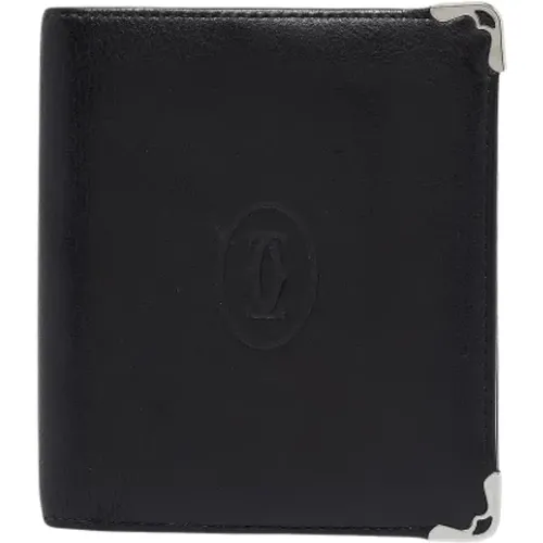 Pre-owned Wallets, male, , Size: ONE SIZE Pre-owned Leather wallets - Cartier Vintage - Modalova