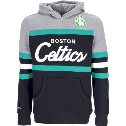 Hoodies, male, , Size: M Boston Celtics NBA Hoodie Black - Mitchell & Ness - Modalova