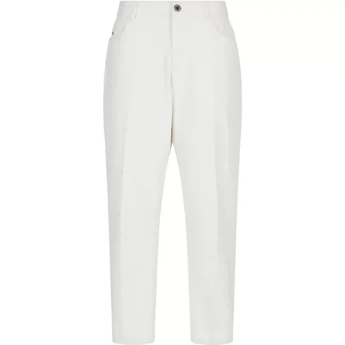 Chinos , male, Sizes: W34, W33 - Emporio Armani - Modalova