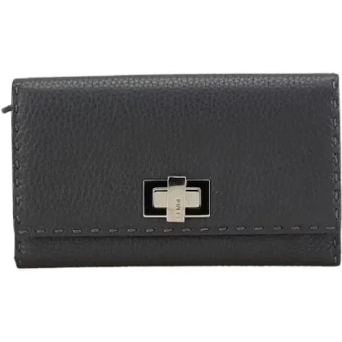 Pre-owned Wallets, female, , Size: ONE SIZE Pre-owned Leather wallets - Fendi Vintage - Modalova