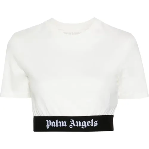 T-shirts and Polos , female, Sizes: M, S, XS - Palm Angels - Modalova