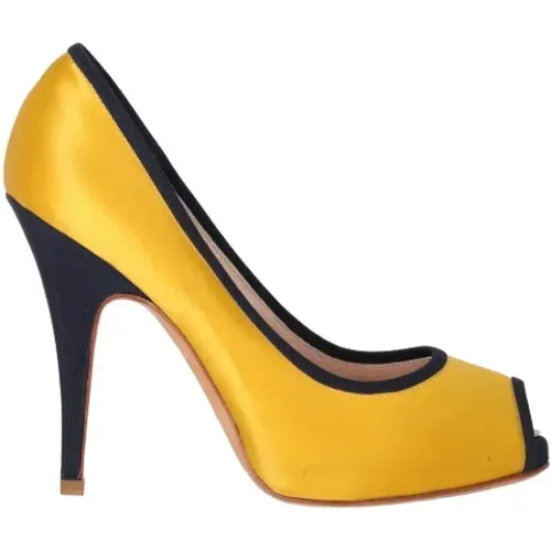 Pre-owned Pumps, female, , Size: 7 1/2 US Pre-owned Satin heels - Giuseppe Zanotti Pre-owned - Modalova