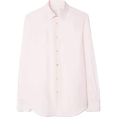 Stripe Cuff Tailored Cotton Shirt , male, Sizes: XL, L, 2XL, M - Paul Smith - Modalova