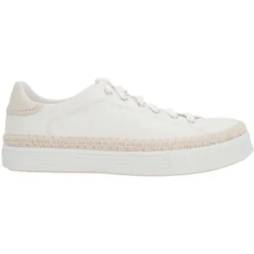 Low-Top Sneakers with Natural Cord Detail , female, Sizes: 4 UK - Chloé - Modalova