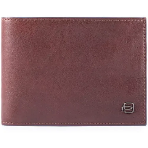 Wallets & Cardholders, male, , Size: ONE SIZE Leather Wallet with Multiple Compartments - Piquadro - Modalova